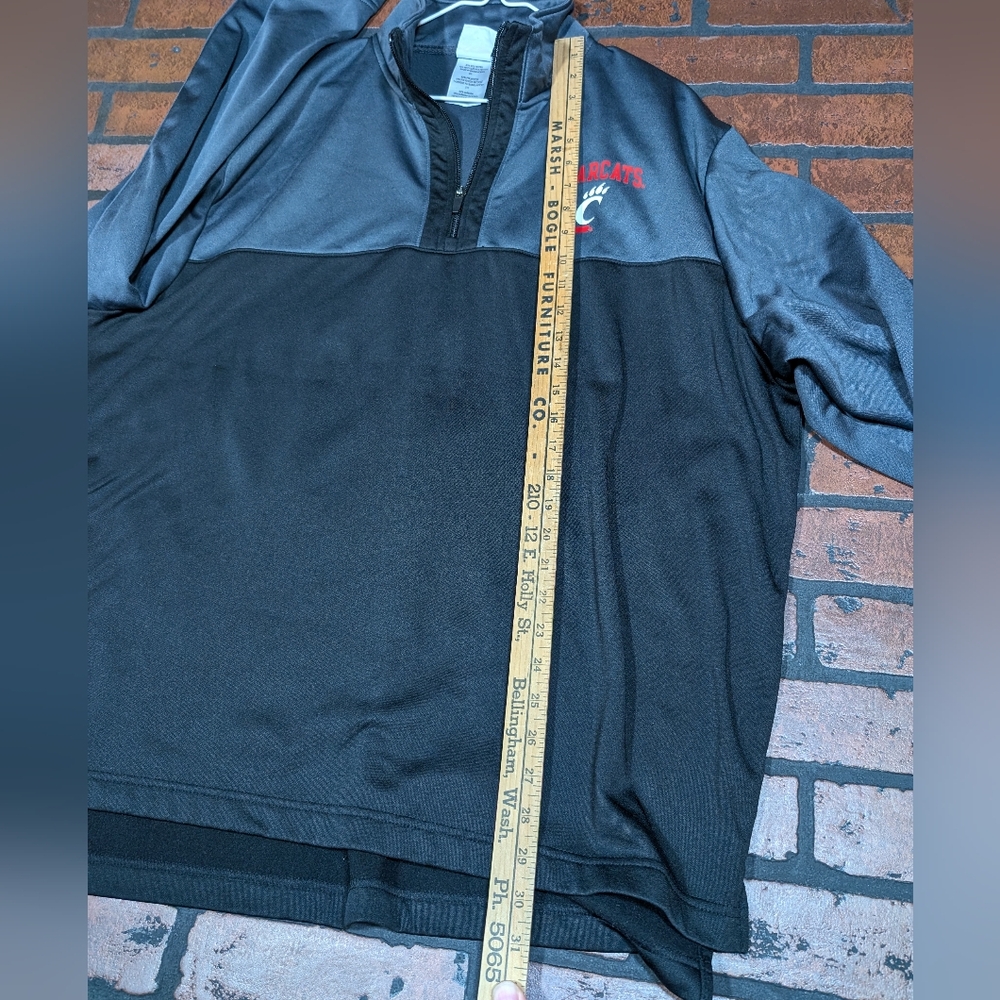 Champion Cincinnati Bearcats 1/4 Zip Pullover - Men's 2XL - Picture 7 of 9